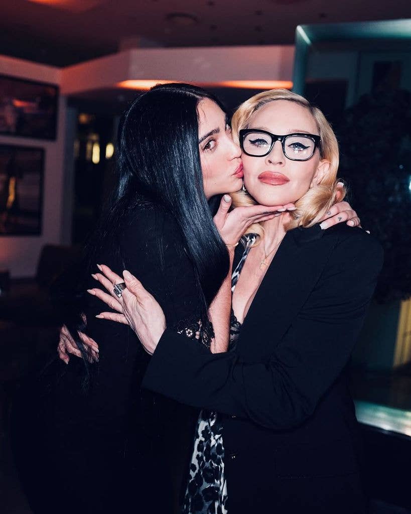 Lourdes supported her mom at the charity event