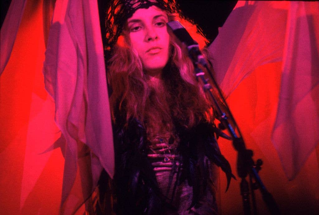Stevie performs with Fleetwood Mac in 1978