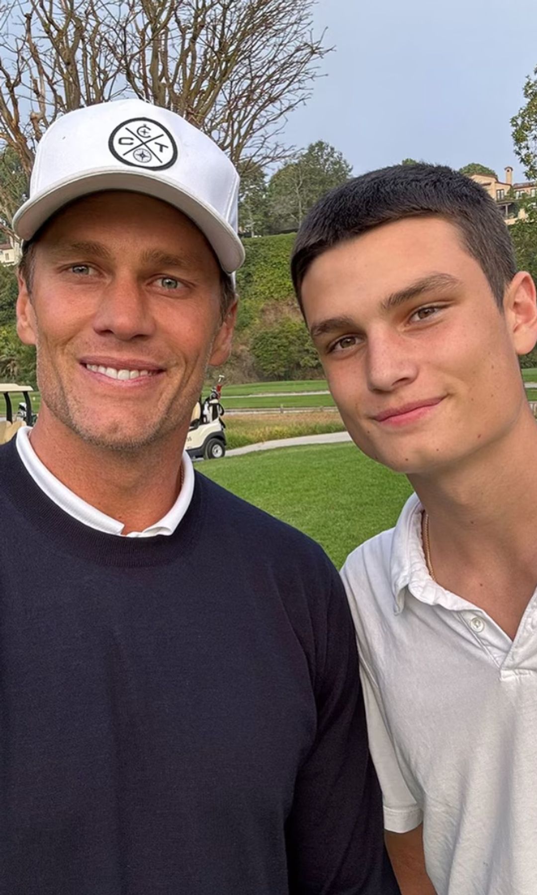 Tom Brady and 18-year-old son Jack show off striking resemblance at Miami NBA game