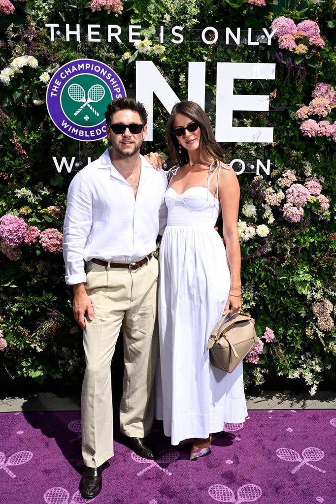 Niall Horan and girlfriend at Wimbledon