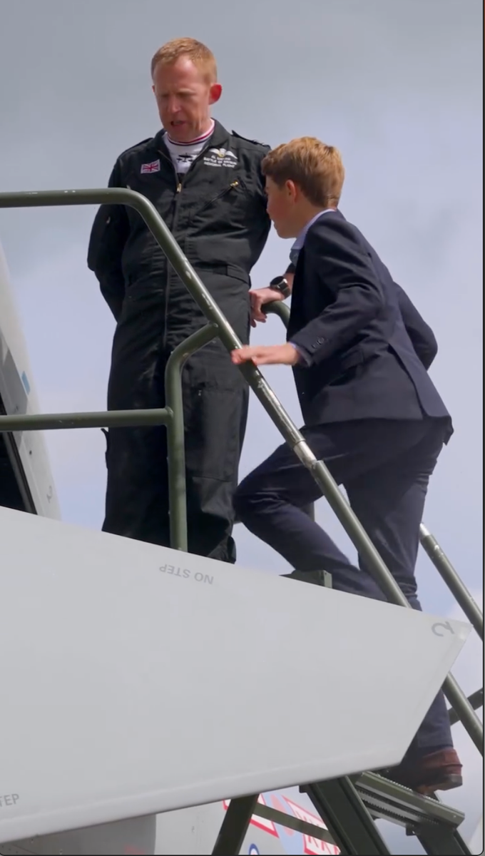 Prince George’s Spitfire moment teases a massive family legacy