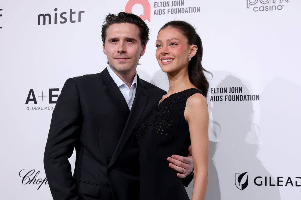 Brooklyn Peltz Beckham and Nicola Peltz Beckham attend Elton John AIDS Foundation's 34th Annual Academy Awards Viewing Party