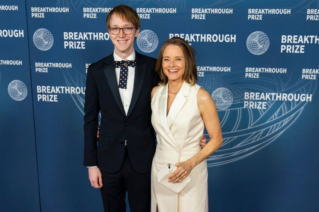 Kit Bernard Foster, Jodie Foster arrive at the 11th Breakthrough Prize Ceremony 