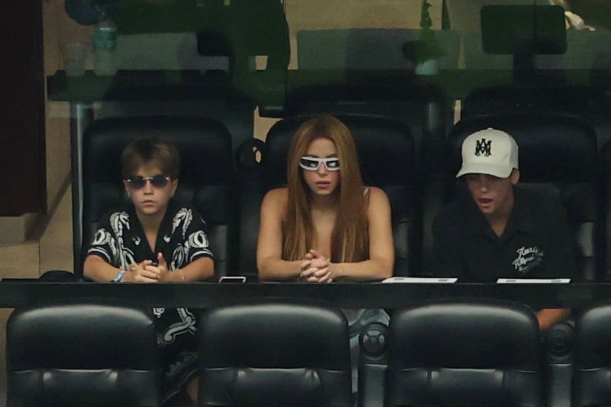Shakira attends the 2026 FIFA World Cup Group J match between Argentina and Austria at AT&T Stadium on June 22, 2026, joined by her children, Milan Piqué Mebarak and Sasha Piqué Mebarak.
The Colombian superstar is seen enjoying the high-stakes match in Arlington, as Argentina faces Austria in a World Cup Group J fixture in United States.