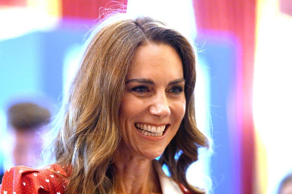 Kate sported a subtle smoky eye at the event