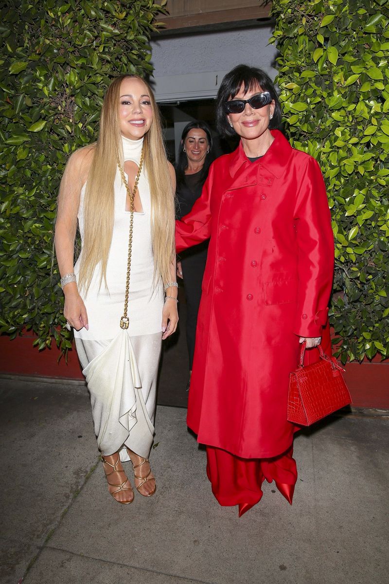 Mariah Carey and Kris Jenner proved ageless style never goes out of fashion during their evening outing.