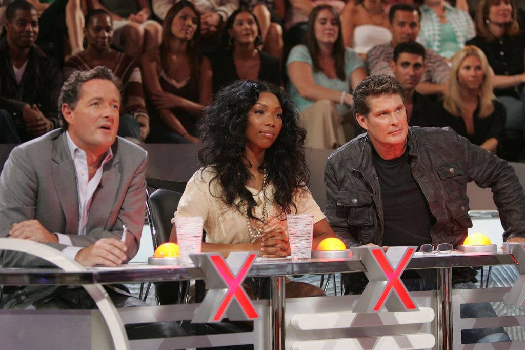 Piers Morgan, Brandy Norwood, David Hasselhoff 