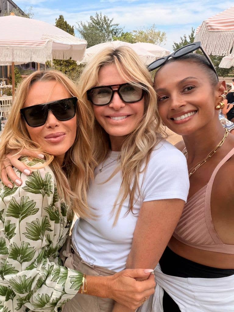 Amanda recently went for lunch with bikini designer Melissa and her BGT co-star Alesha Dixon