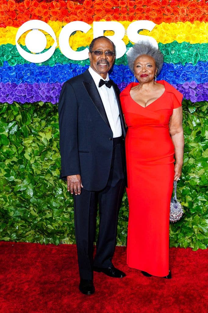 photo of harold wheeler and wife hattie winston at tonys