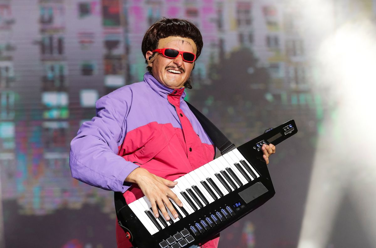 Oliver Tree performs during the Exit Festival 2024
