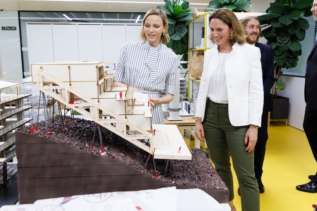 Charlene of Monaco during her stay in the Spanish capital
