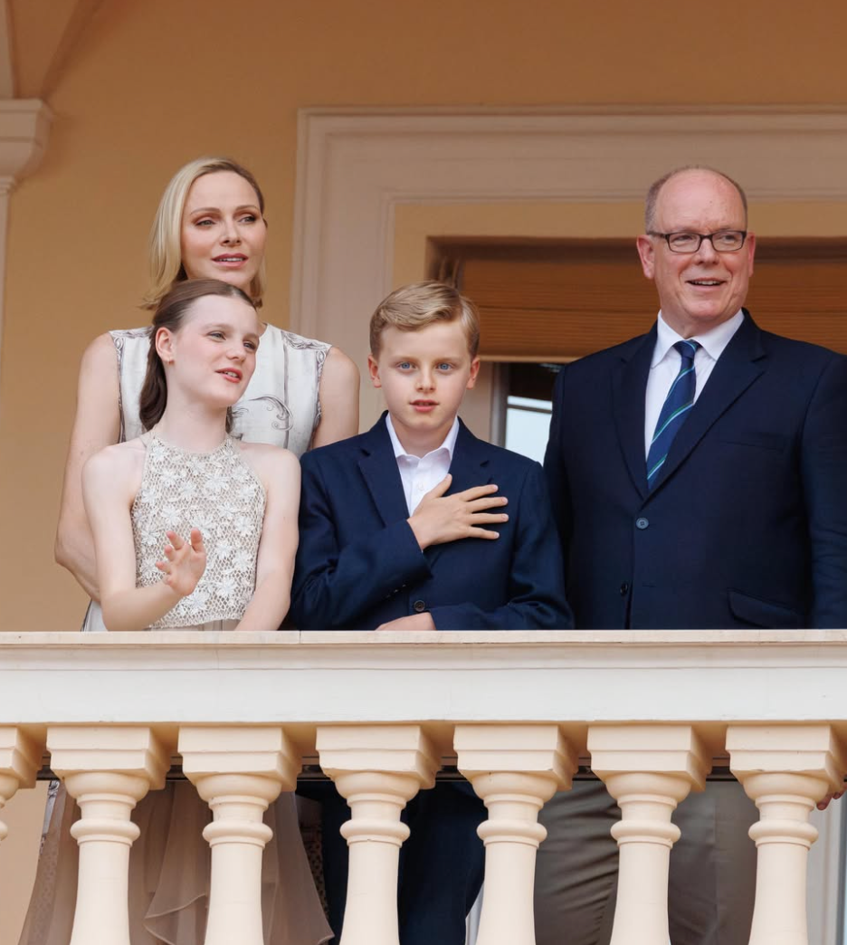 Princess Charlene and her daughter Princess Gabriella shared a stylish mother-daughter moment during the summer solstice festivities.