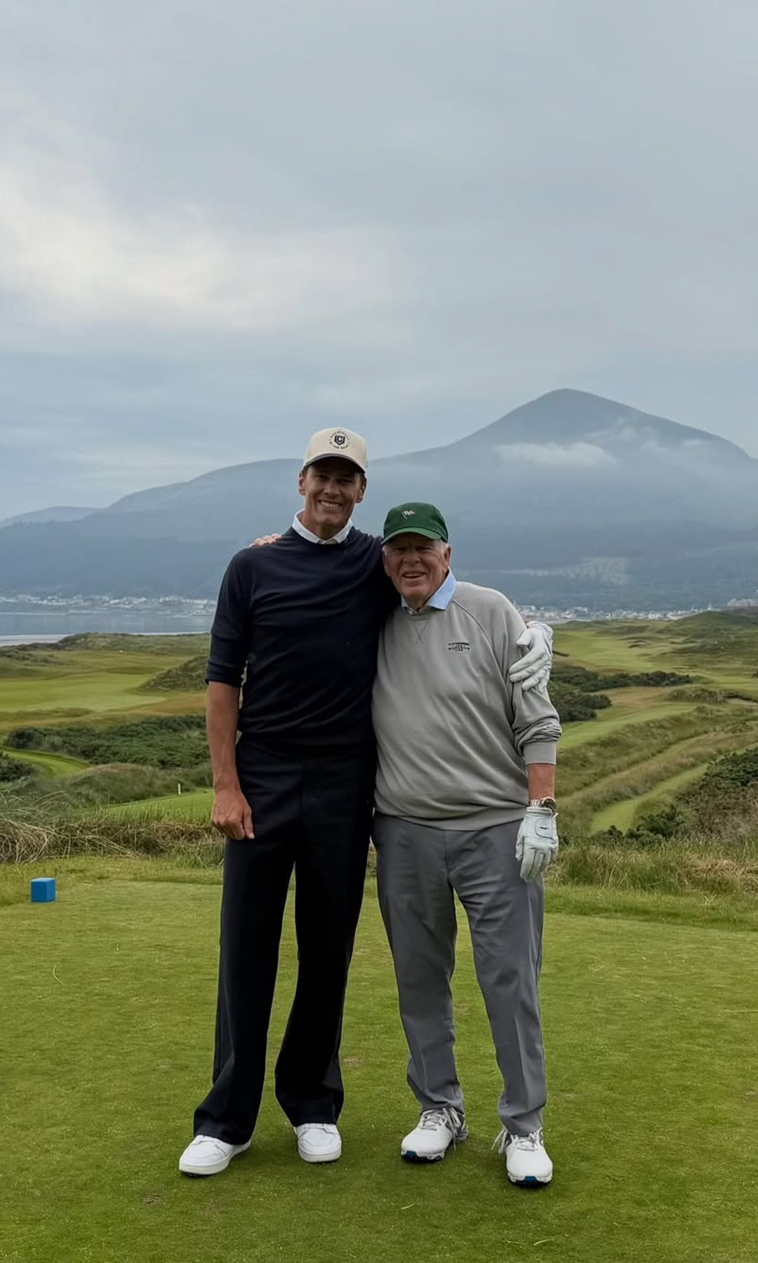 Brady's family is originally from Ireland, making the trip a special one