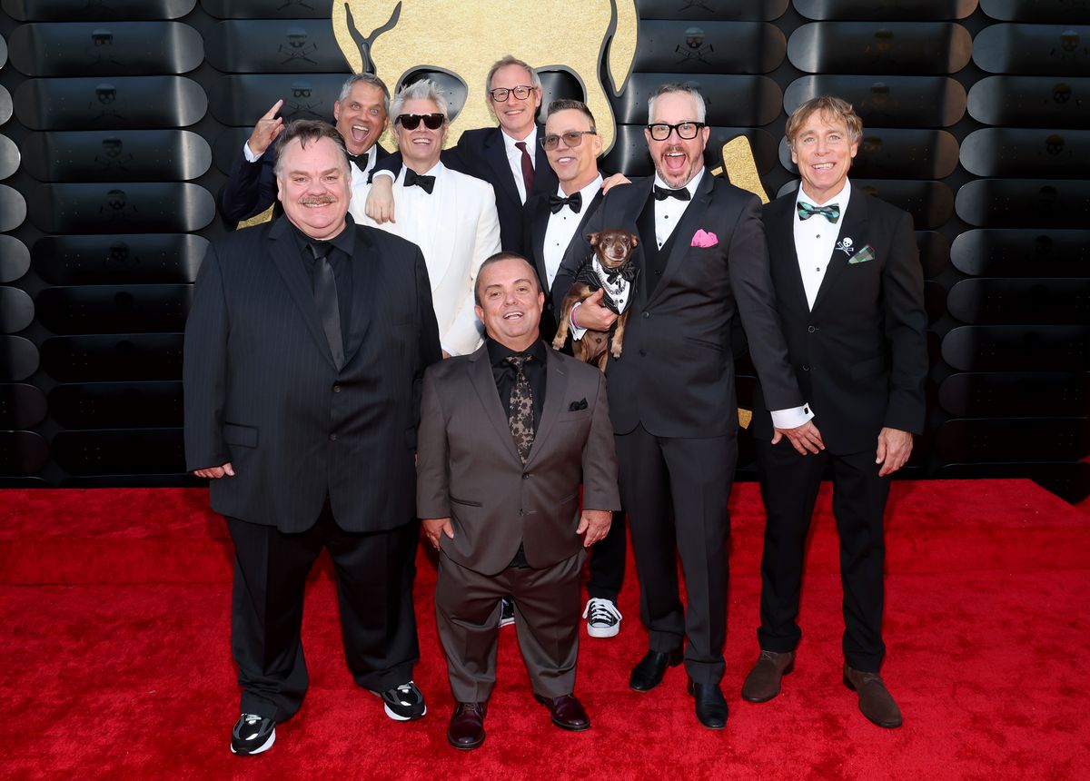 Johnny Knoxville, Wee Man, Spike Jonze, Steve-O, Ehren McGhehey, and Dave England at the "Jackass: Best and Last" premiere