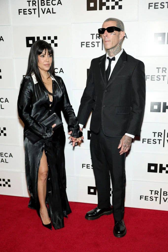 Kourtney and Travis make rare red carpet appearance