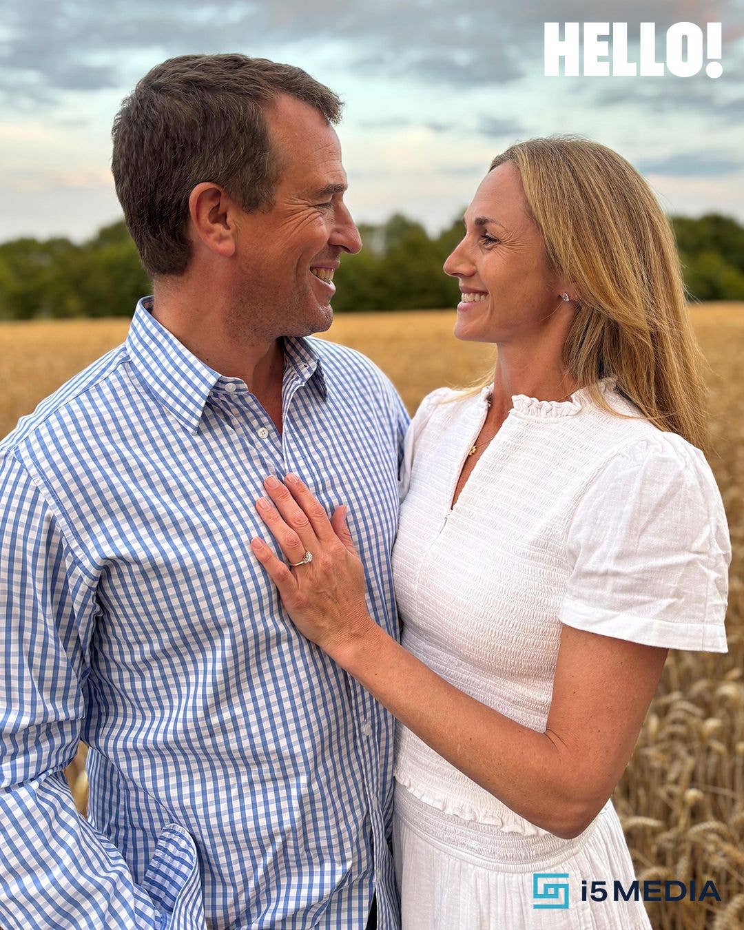 Peter Phillips and Harriet Sperling engagement photoshoot 