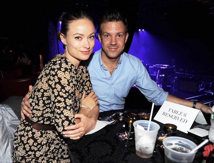 Olivia Wilde & Jason Sudeikis attend the Mastercard Priceless Premieres Presents Justin Timberlake event