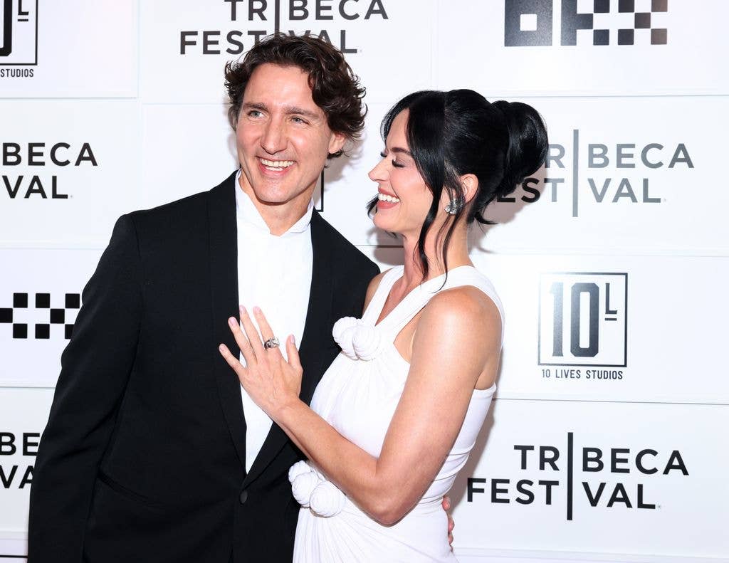 Justin Trudeau and Katy Perry 