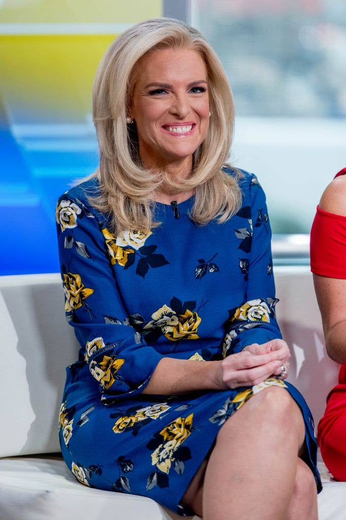  Janice Dean of Fox & Friends to discusses "Maroln Bundo's a day in the life of The Vice President" with Charlotte and Karen Pence at Fox News Studios on March 19, 2018 in New York City.  (Photo by Roy Rochlin/Getty Images)