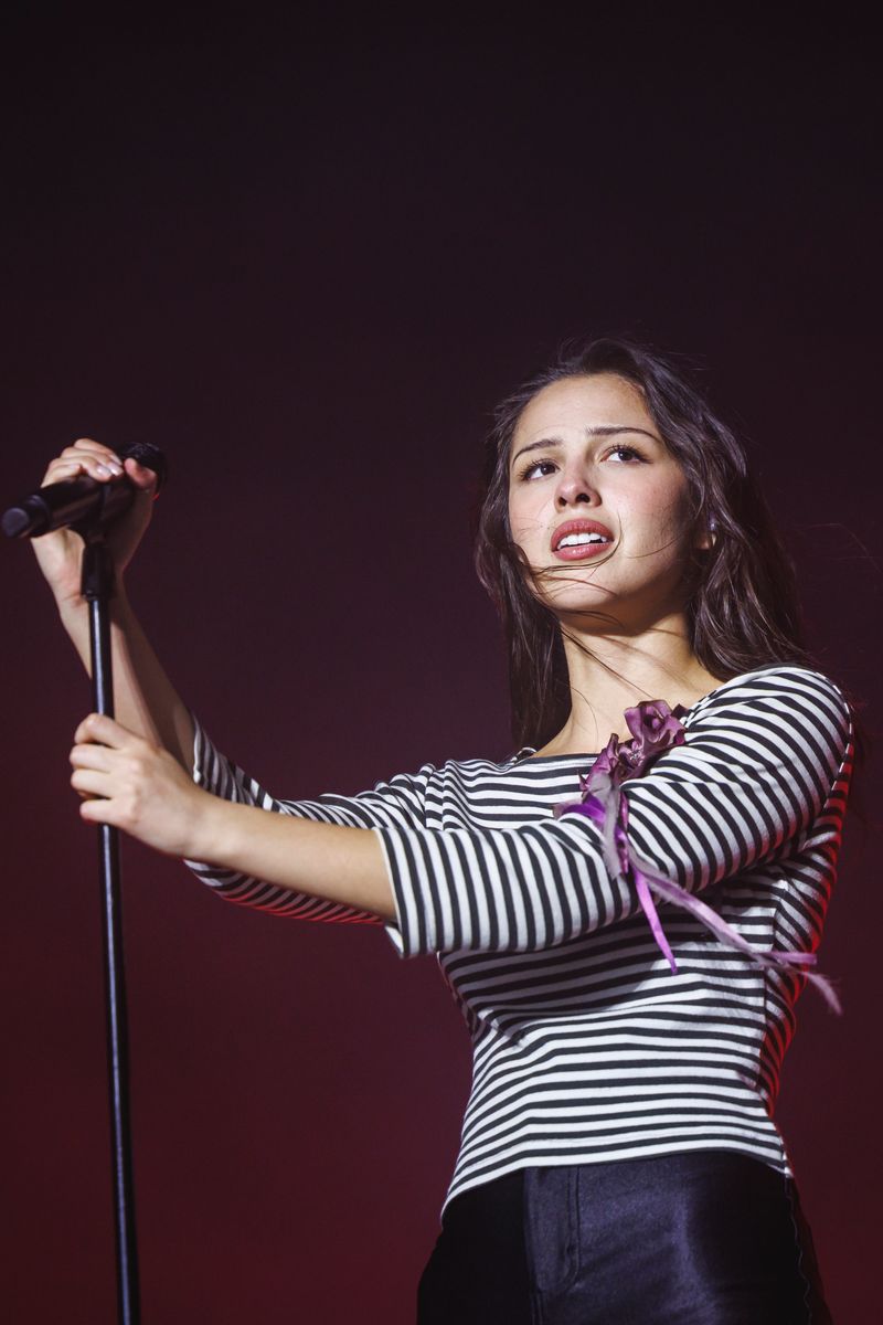 The Grammy-winning star says she's witnessed some unusual fan behavior from her vantage point on stage.