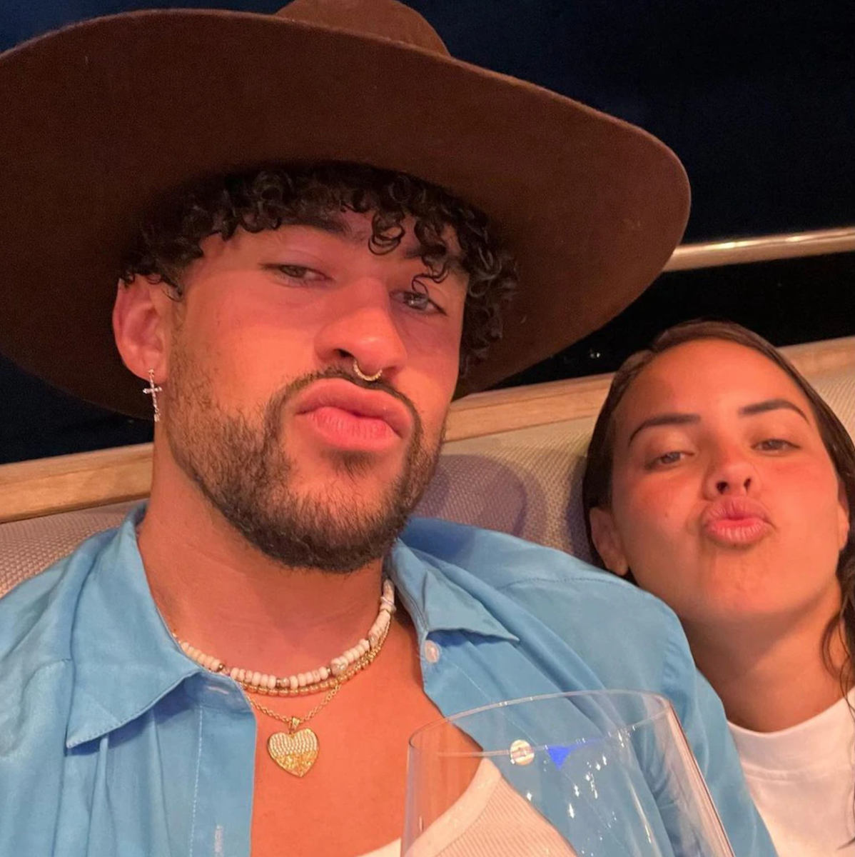 Bad Bunny and Gabriela Berlingeri