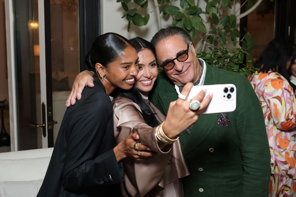 Natalia Bryant, Vanessa Bryant and Andy Garcia attend the Culture Makers Event.