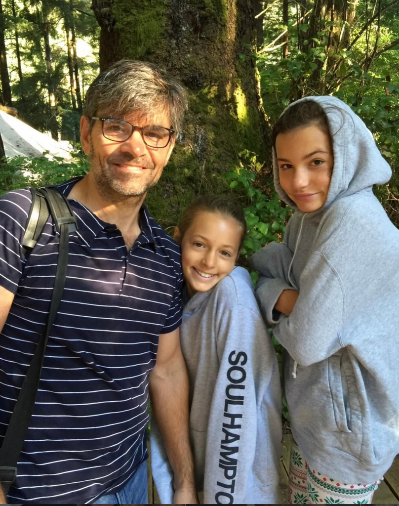 Photo shared by Ali Wentworth of George Stephanopoulos and their daughters in honor of Father's Day 2026