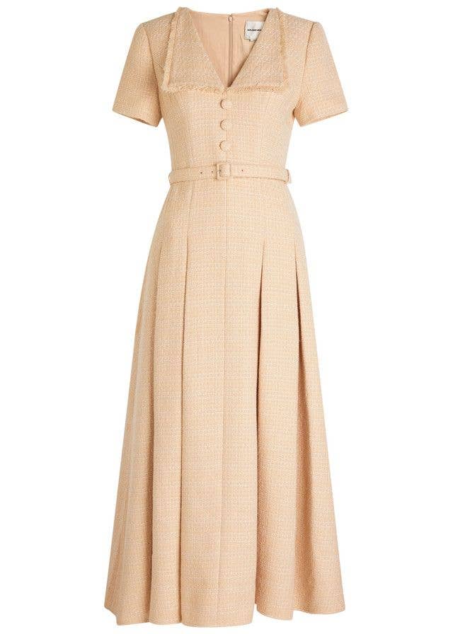 Kate wore this new cream creation by Roland Mouret