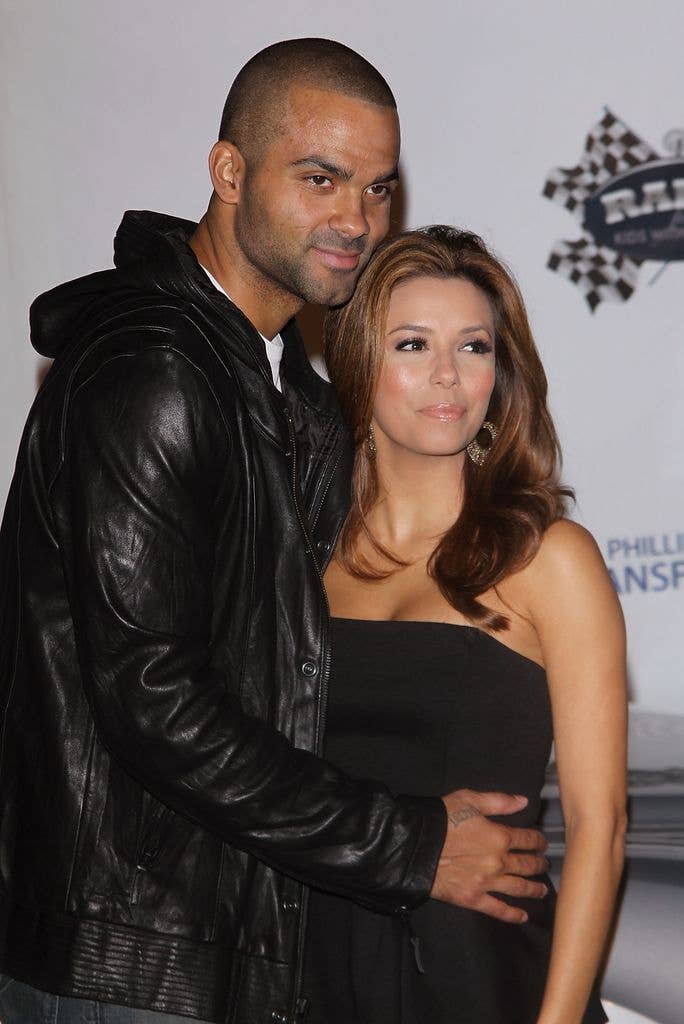 Tony Parker and Eva Longoria Parker in 2010