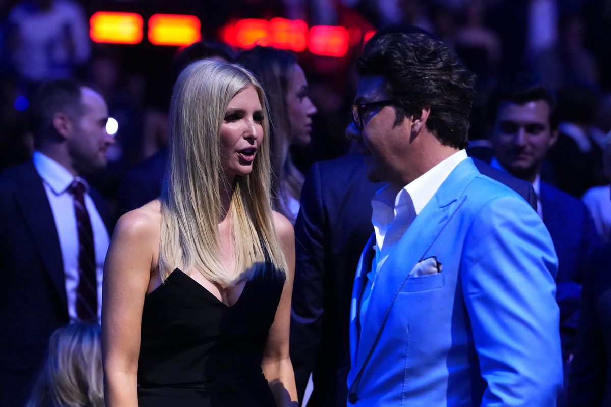 Ivanka Trump and UFC CBO Hunter Campbell attend the UFC Freedom 250 event on the South Lawn at the White House