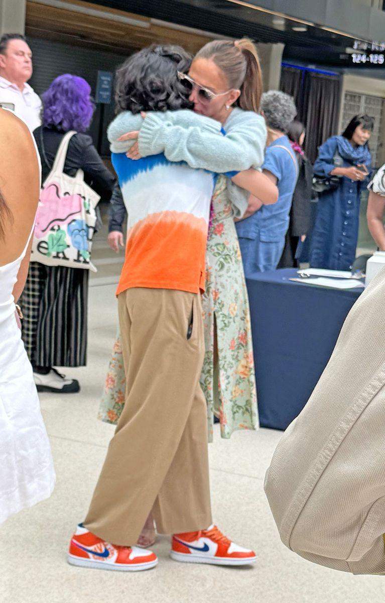 Jennifer Lopez became emotional as she watched son Max celebrate his graduation milestone.