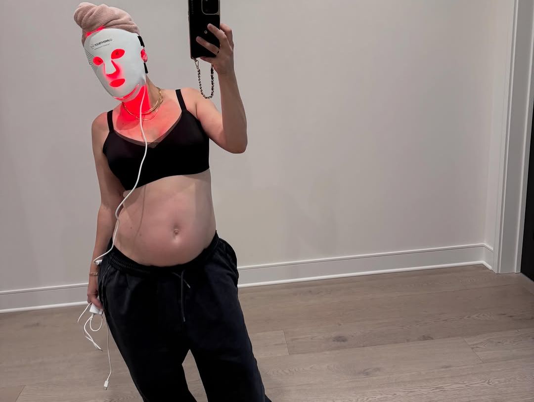 She shared some incredible selfies