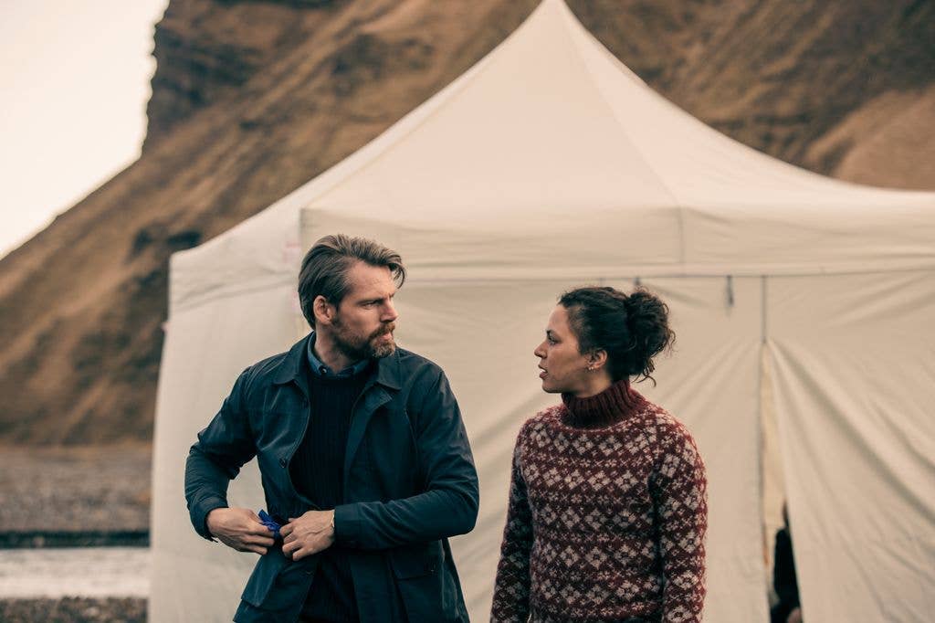Black Sands - Series 1 - Episode 5
Kolbeinn Arnbjornsson as Solomo and Aldis Amah Hamilton as Anita