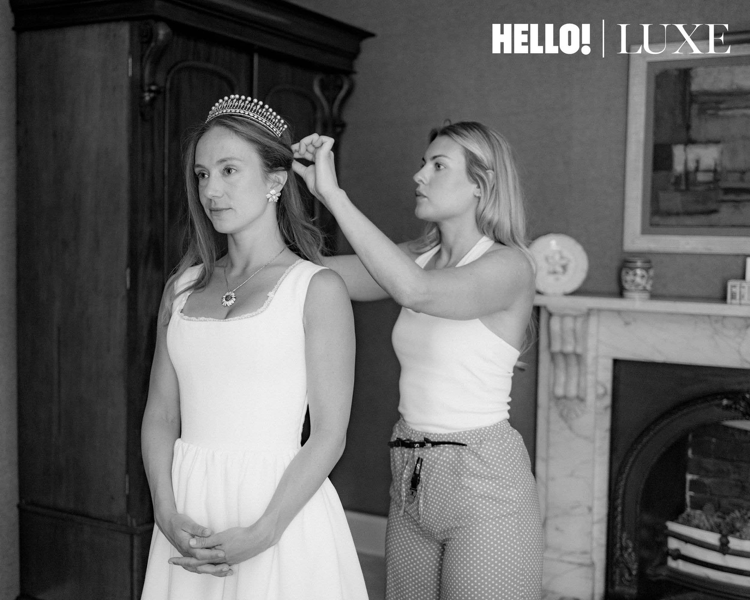 Lady Marina Windsor prepares for her wedding to Nico Macauley at Hovingham Hall