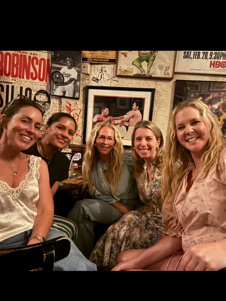 Amy enjoyed a cosy night out with friends