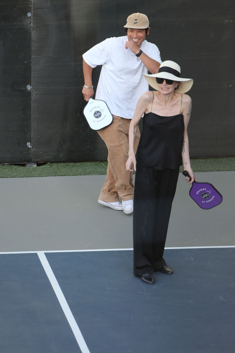 Pax and Jolie had a great time throughout their match