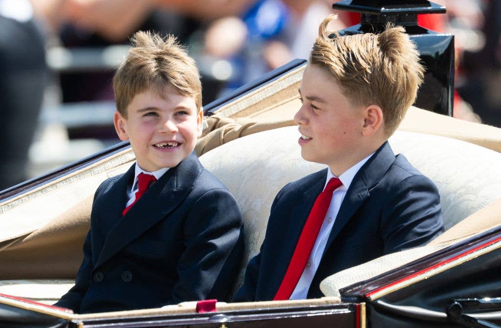 Eventually the couple settled on George and Louis, with George also have Louis as a middle name
