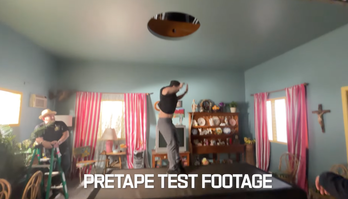 Viewers watching from home saw what appeared to be one continuous action, but the reality involved a complex combination of camera tricks, stagecraft, and pre-taped footage.