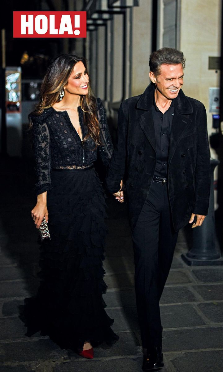 Paloma Cuevas y Luis Miguel en Paris