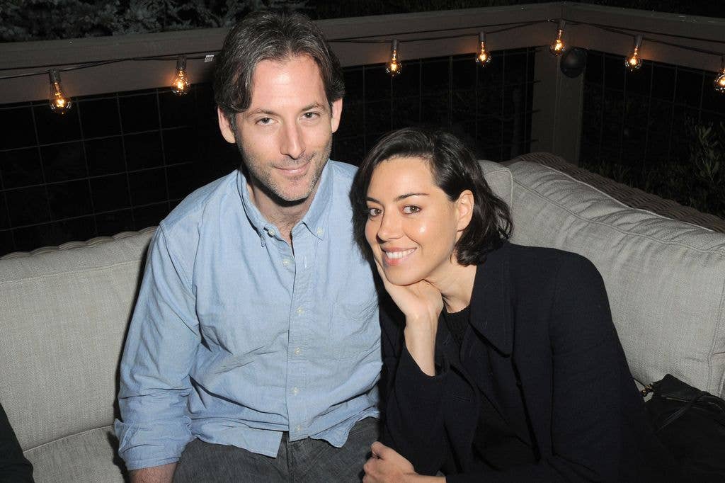 Audrey and late husband Jeff Baena in 2016