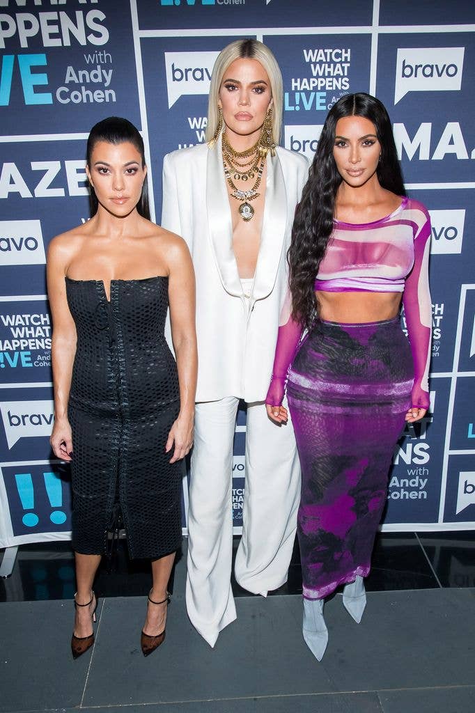 WATCH WHAT HAPPENS LIVE WITH ANDY COHEN -- Pictured (l-r): Kourtney Kardashian, Khloe Kardashian and Kim Kardashian