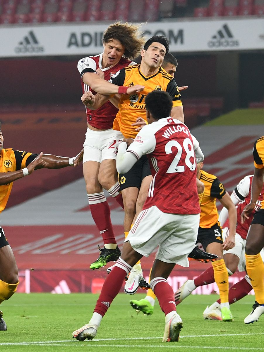 A collision with Arsenal defender David Luiz in 2020 left Jiménez with a fractured skull and fighting for his life.