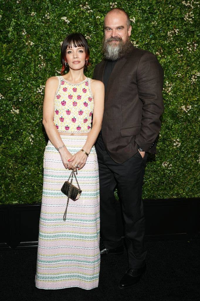 David has remained quiet about ex-wife Lily's new album