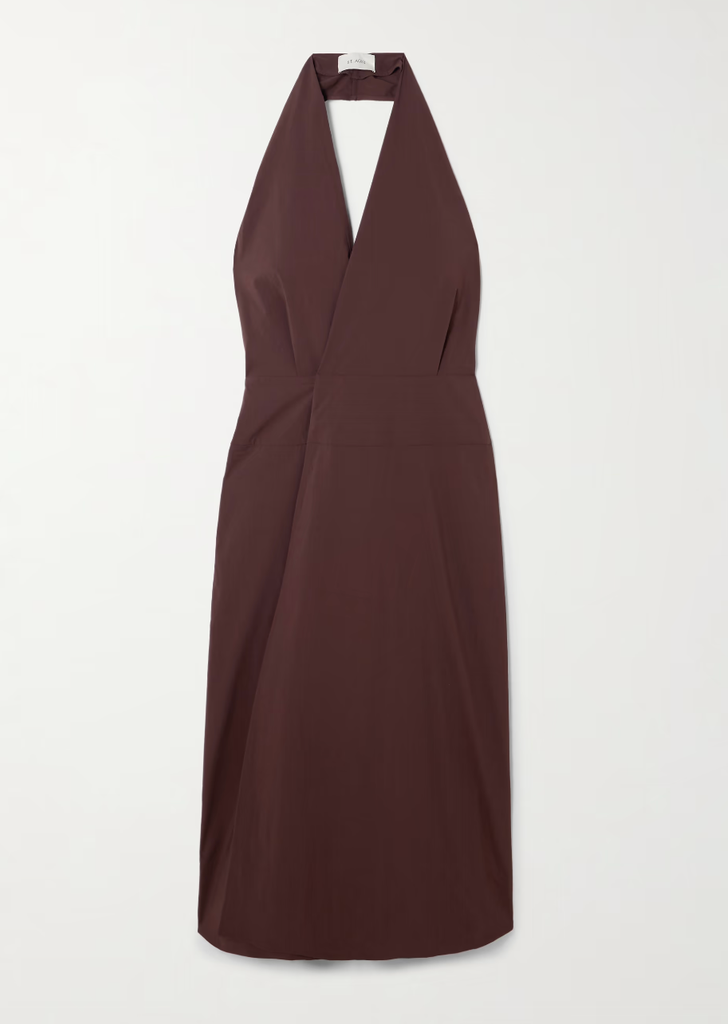 Halterneck Wrap Dress