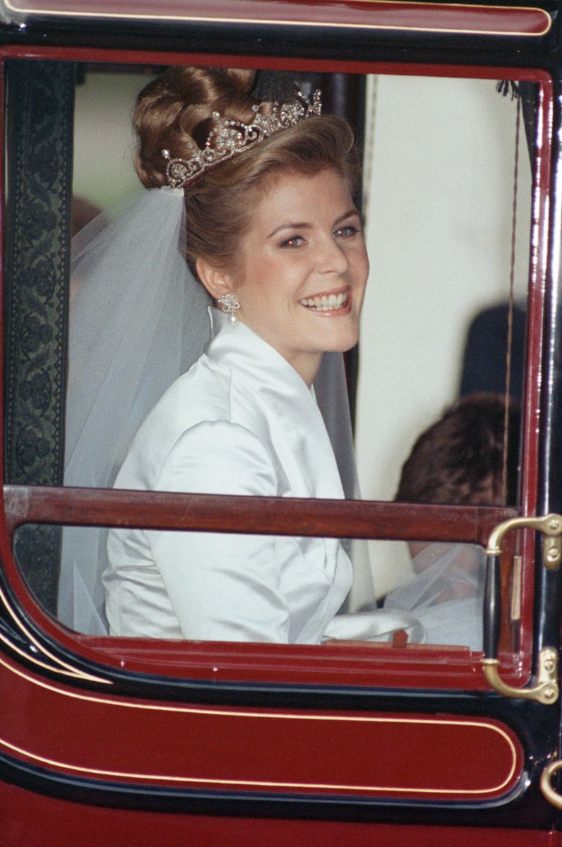The Wedding of David Armstrong-Jones, Viscount Linley, to Serena Stanhope, at St Margaret's Church, Westminster, 8th October 1993.