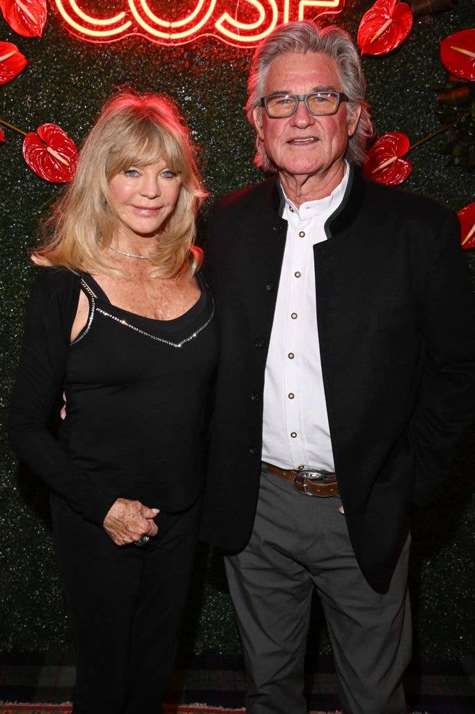 Goldie Hawn and Kurt Russell on the red carpet