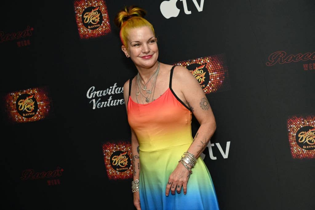 Pauley Perrette attends the special screening of "Studio One Forever" at Landmark Theatres Sunset on October 09, 2024 in West Hollywood, California.