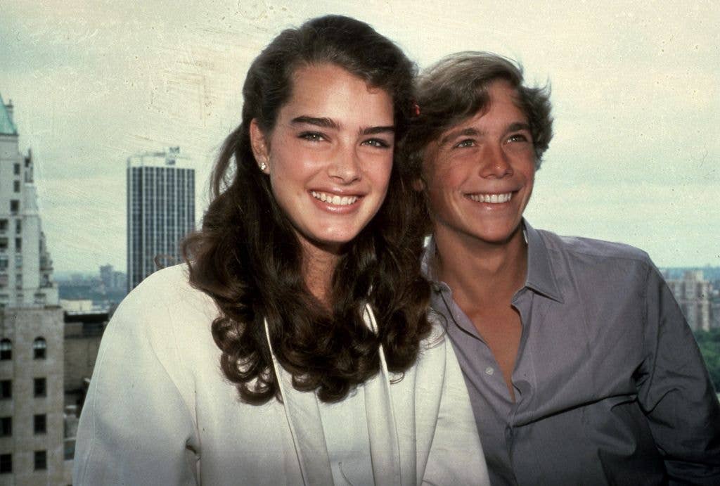 Brooke Shields and "Blue Lagoon" co-star Christopher Atkins circa 1980
