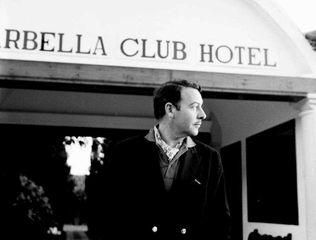 Prince Alfonso de Hohenlohe-Langenburg at the legendary Marbella Club Hotel