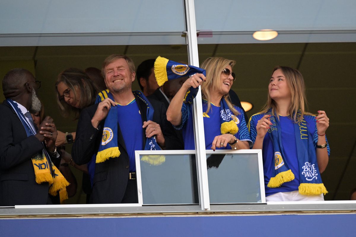 After supporting the Netherlands, the royal family traveled to Kansas City to watch Curaçao take on Ecuador.